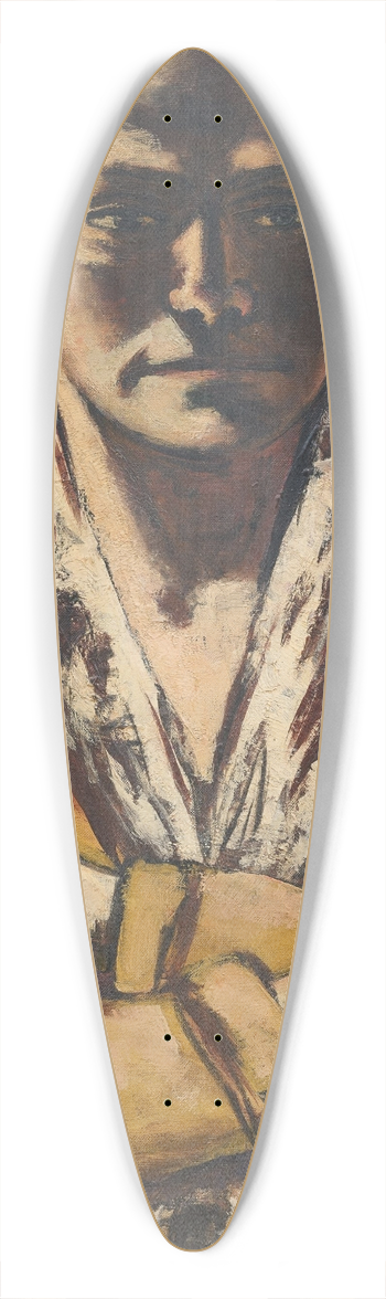 Max Beckmann - Selbstbildnis gelb-rosa 39.3 inch art pintail longboard deck