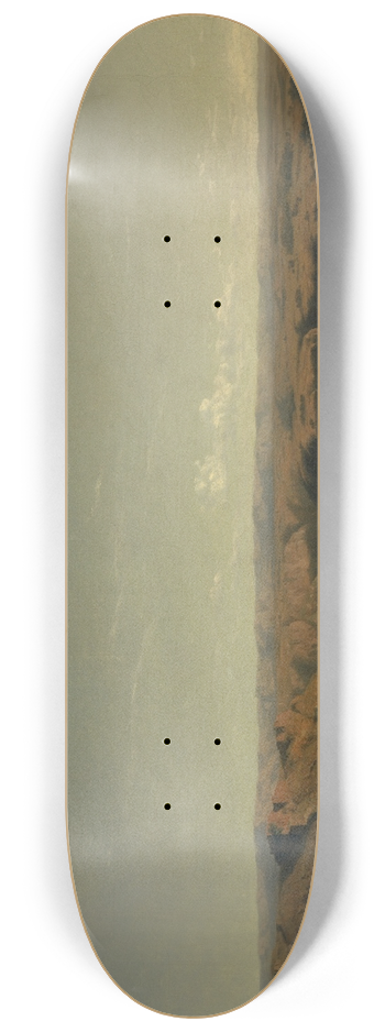 Alexandre Calame - Southern Mountain Landscape 8.25 inch art skate deck