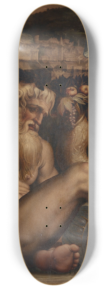 Giorgio Vasari - Allegory of Pescia 8.25 inch art skate deck