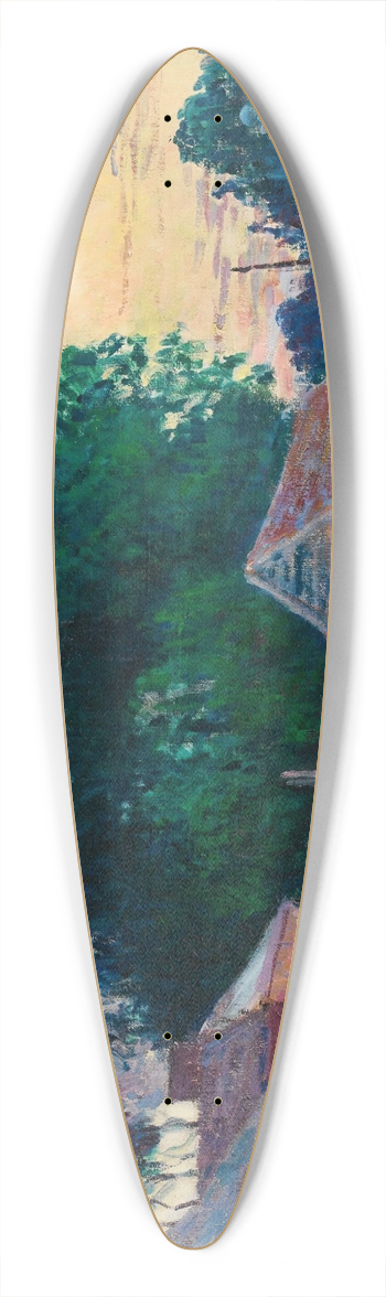 Maximilien Luce - Paris, Le Quartier De Vaugirard 39.3 inch art pintail longboard deck