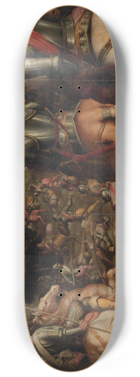 Giorgio Vasari - Battle of Marciano in Val di Chiana 8.25 inch art skate deck