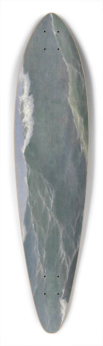 Max Jensen - Groes Marinestck 39.3 inch art pintail longboard deck
