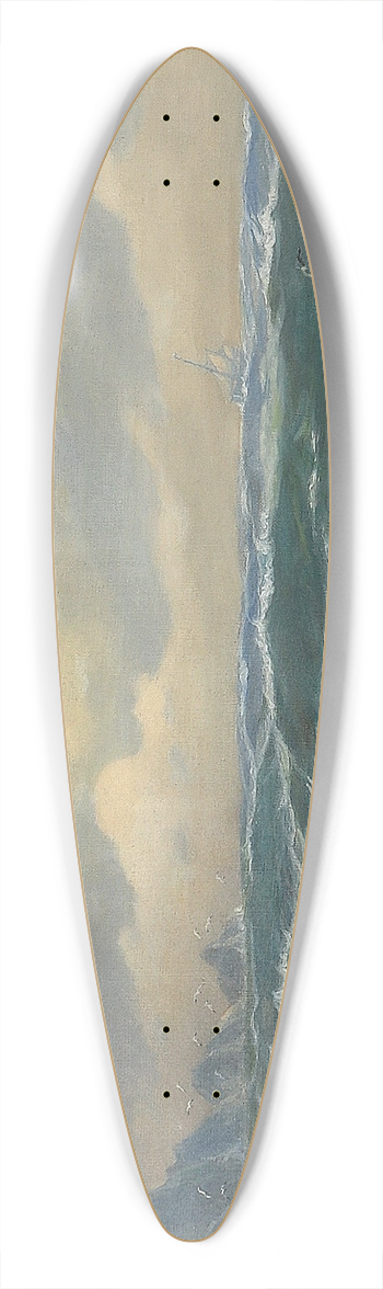 Max Jensen - Unruhige See in Kstennhe 39.3 inch art pintail longboard deck