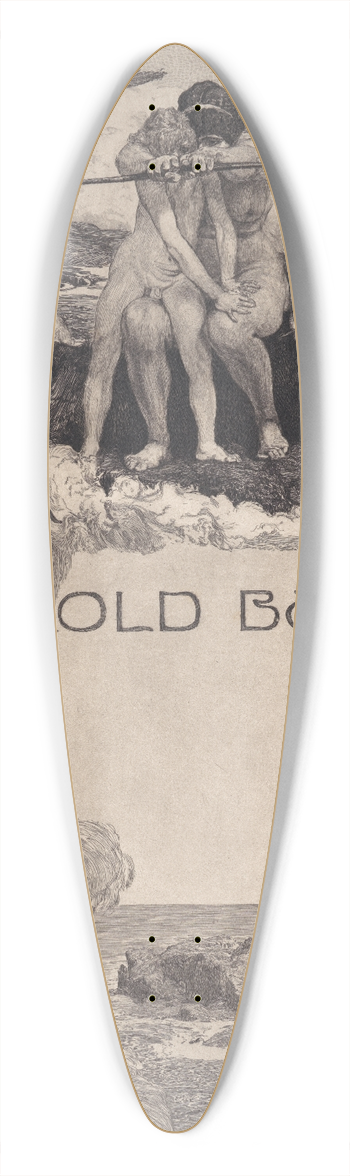 Max Klinger - Dedication (Widmung); To Arnold Bcklin 39.3 inch art pintail longboard deck