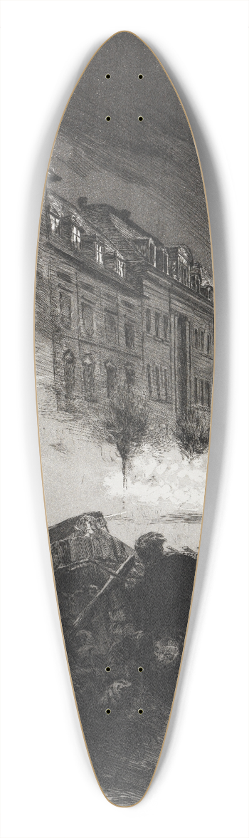 Max Klinger - Mrztage II (Dramen, Opus IX, Blatt 9) 39.3 inch art pintail longboard deck
