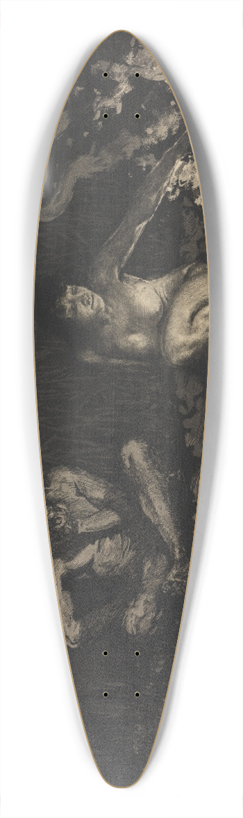 Max Klinger - Prefacio II (Ein Leben, Opus VIII, Blatt 2) 39.3 inch art pintail longboard deck