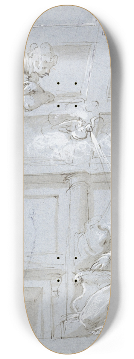 Giorgio Vasari - The Annunciation 8.25 inch art skate deck