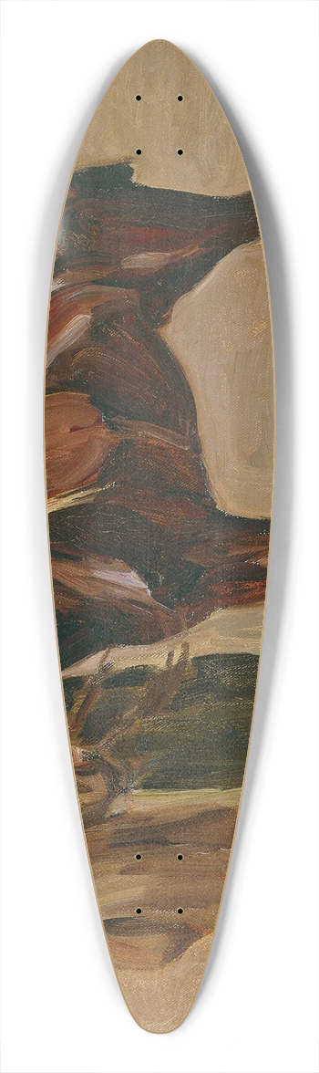 Max Liebermann - Reitknecht mit Pferd 39.3 inch art pintail longboard deck