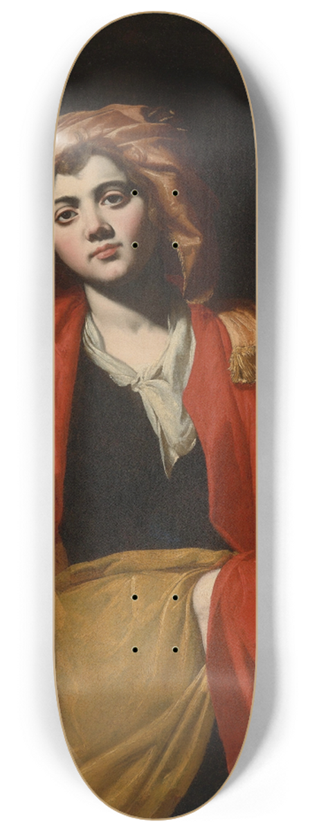 Giovan Francesco de Rosa - Saint Barbara 8.25 inch art skate deck