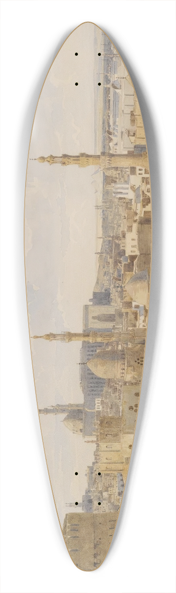 Max Schmidt - Cairo 39.3 inch art pintail longboard deck