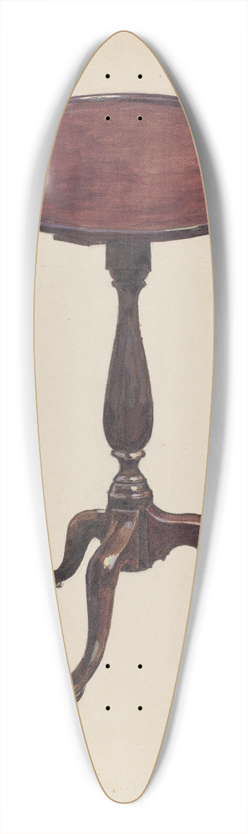 Max Schwartz - Candlestand 39.3 inch art pintail longboard deck