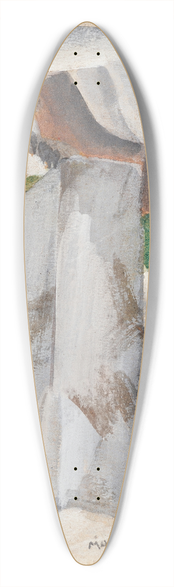 Max Weber - Interior 39.3 inch art pintail longboard deck