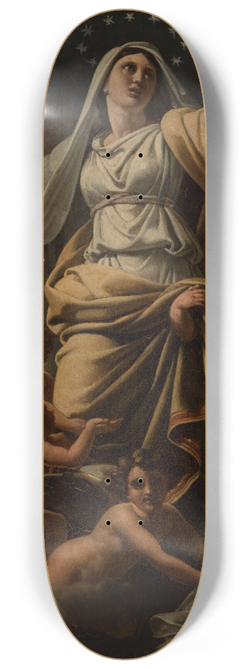 Alexandre-Charles Guillemot - LAssomption de la Vierge 8.25 inch art skate deck