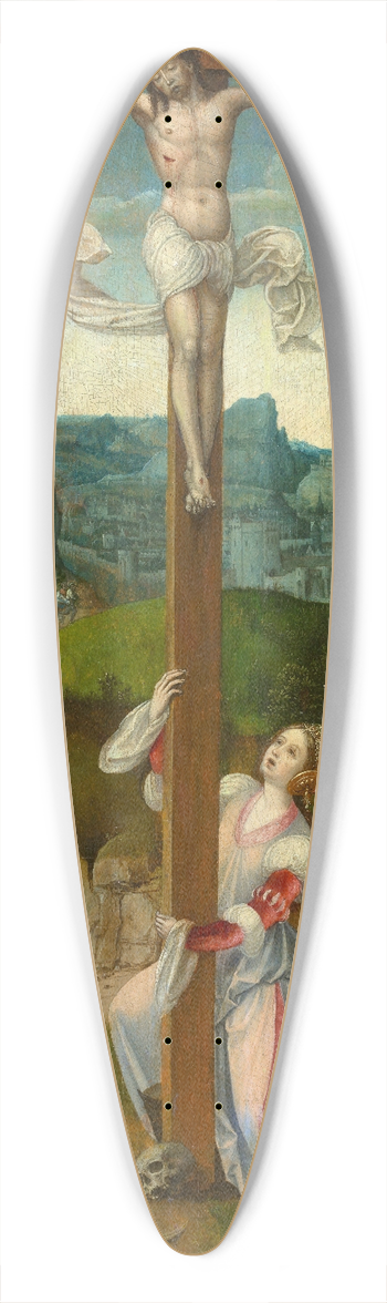 Meester van 1518 - Calvary 39.3 inch art pintail longboard deck