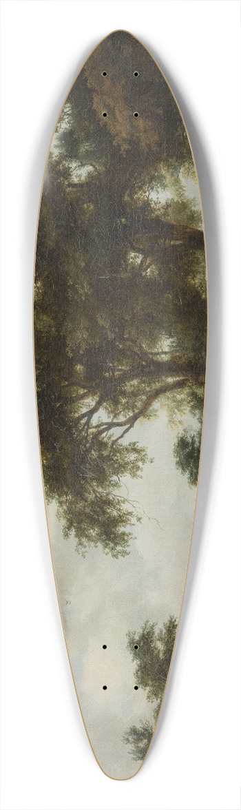Meindert Hobbema - The Water Mill (The Trevor Landscape) 39.3 inch art pintail longboard deck