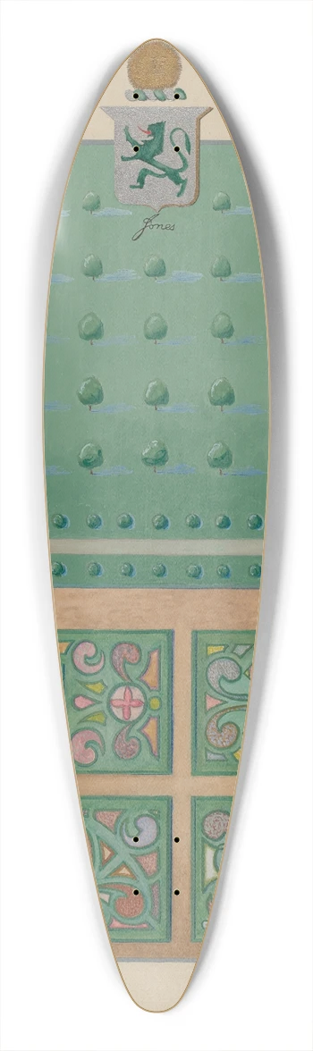 Meyer Goldbaum - Thomas Jones Estate 39.3 inch art pintail longboard deck