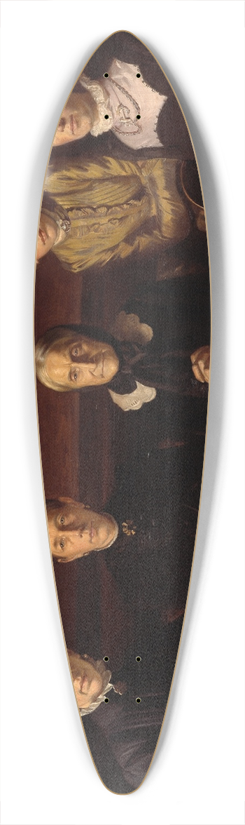 Michael Ancher - Christmas Day 1900 39.3 inch art pintail longboard deck