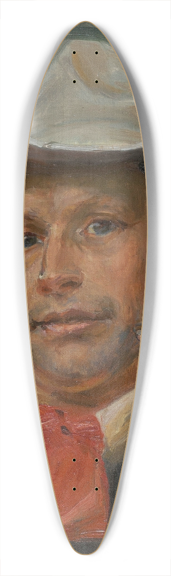 Michael Ancher - Portrait of Martin Andersen Nex 39.3 inch art pintail longboard deck