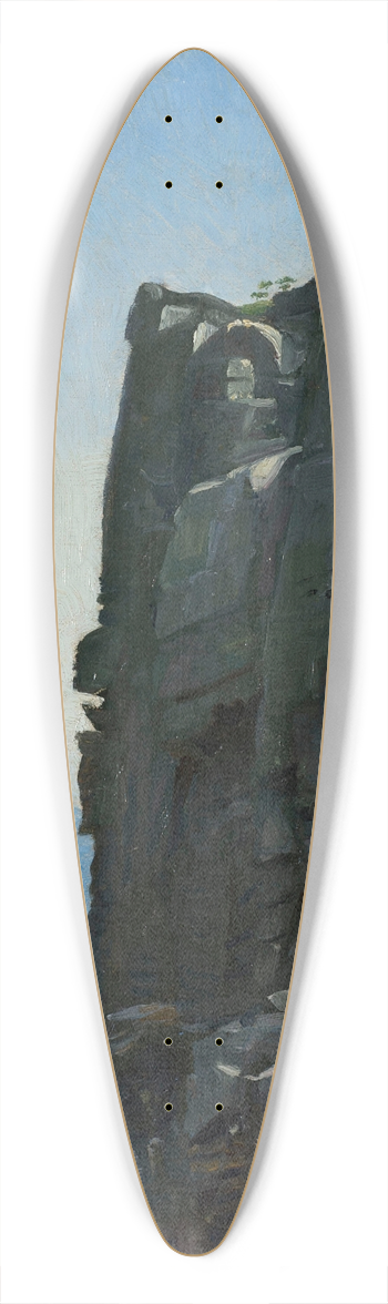 Michael Ancher - The Sanctuary Cliffs at R 39.3 inch art pintail longboard deck