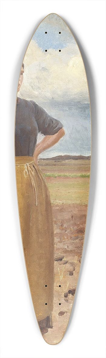 Michael Ancher - Ung Pige 39.3 inch art pintail longboard deck