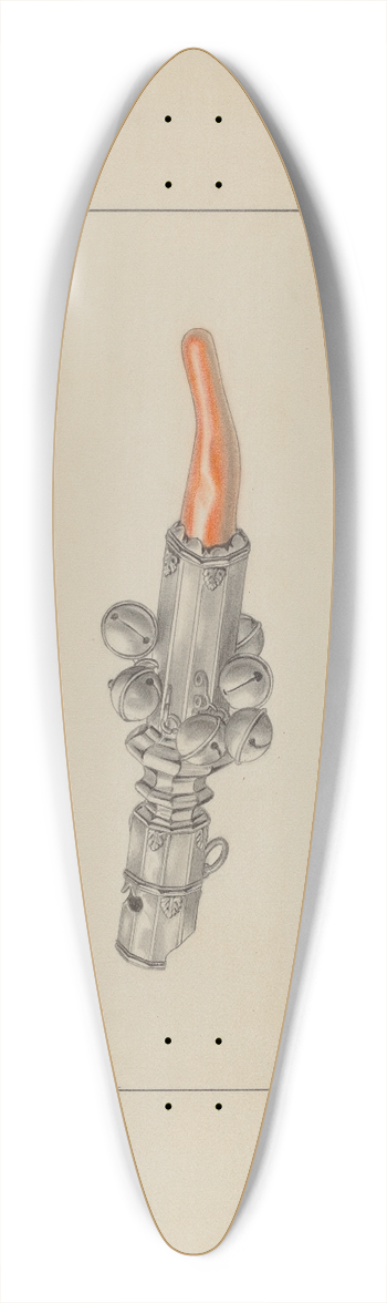 Michael Fenga - Rattle 39.3 inch art pintail longboard deck