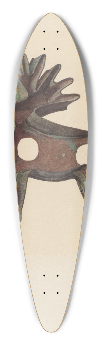Michael Rekucki - Cookie Cutter 39.3 inch art pintail longboard deck
