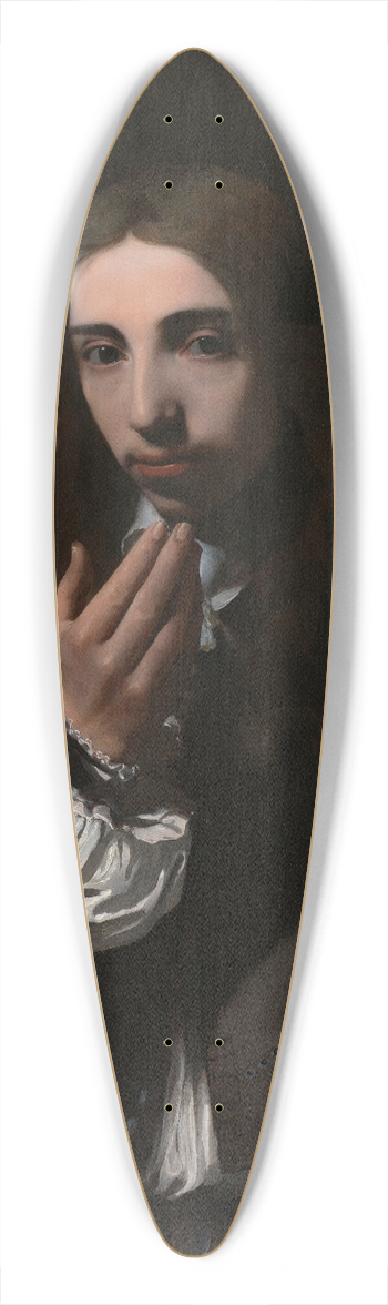 Michael Sweerts - Portrait of Joseph Deutz 39.3 inch art pintail longboard deck