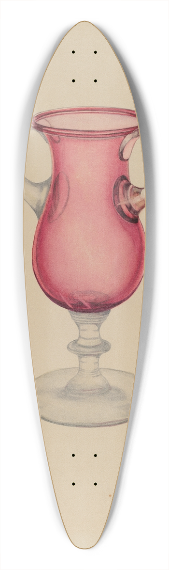 Michael Trekur - Vase 39.3 inch art pintail longboard deck