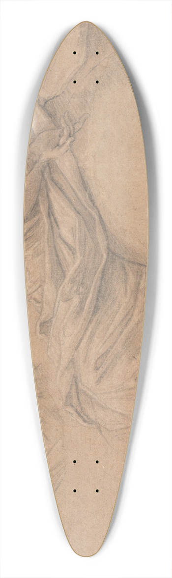 Michel Dorigny - Study for the Muse Urania 39.3 inch art pintail longboard deck