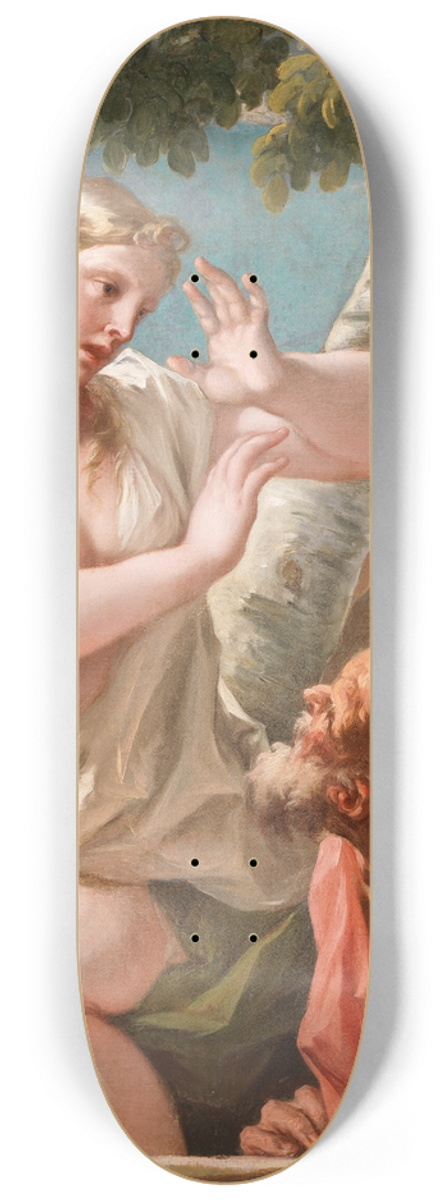 Giovanni Antonio Pellegrini - Susannah and the Elders 8.25 inch art skate deck