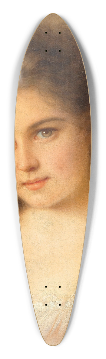 Mikhail Vasilievich Bryansky - Young Girl 39.3 inch art pintail longboard deck