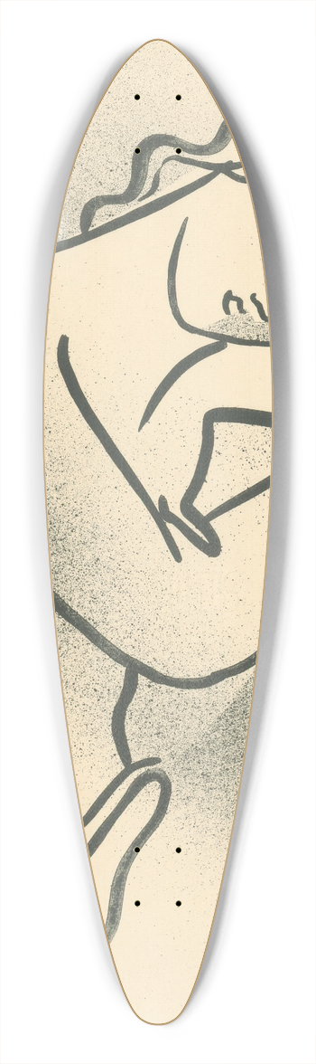 Mikul Galanda - ensk polakt 39.3 inch art pintail longboard deck
