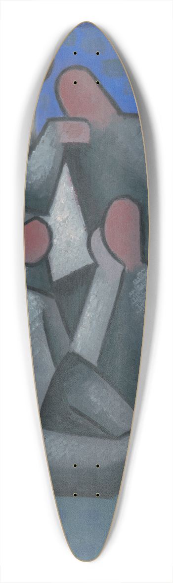 Mikul Galanda - Robbers 39.3 inch art pintail longboard deck
