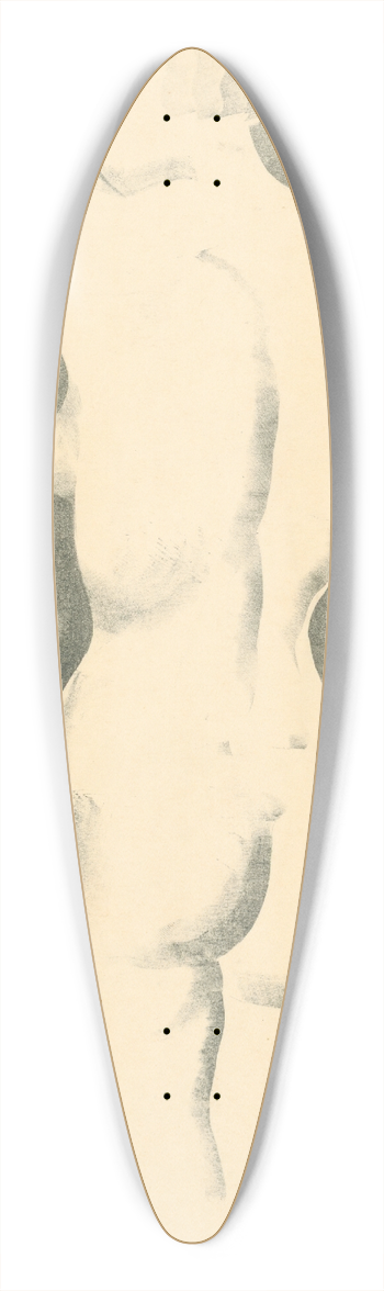 Mikul Galanda - tdia enskho aktu 39.3 inch art pintail longboard deck