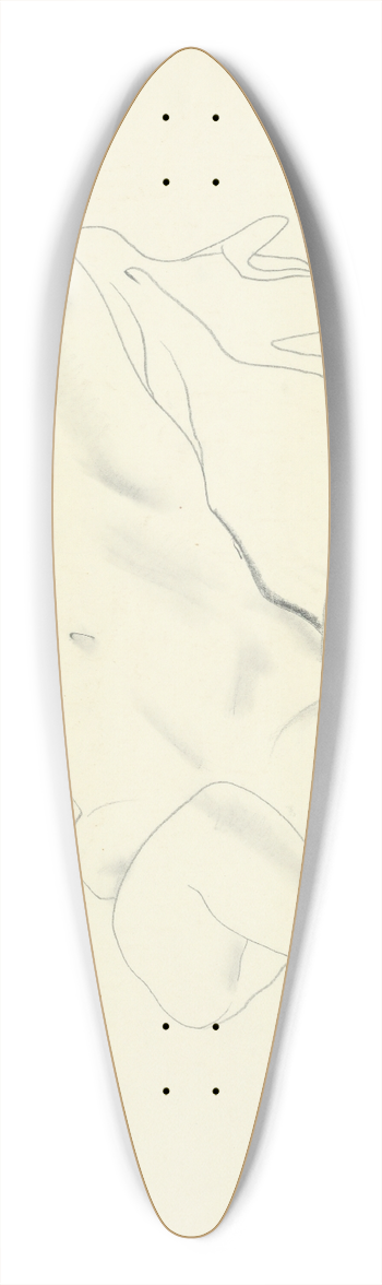 Mikul Galanda - tudijn akt II. 39.3 inch art pintail longboard deck