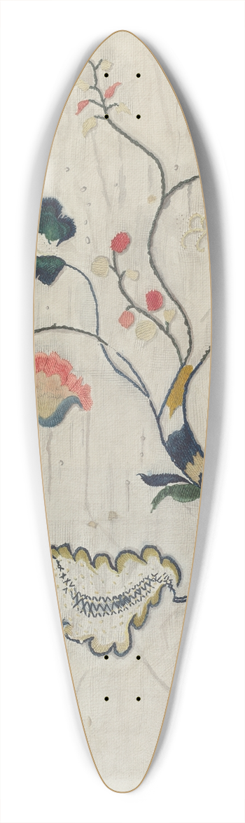 Mildred E. Bent - Bedspread (Detail) 39.3 inch art pintail longboard deck