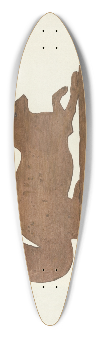 Mildred E. Bent - Squirrel Weather Vane 39.3 inch art pintail longboard deck