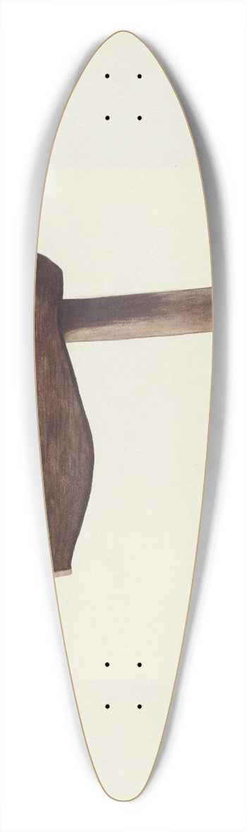 Mildred E. Bent - Weather Vane 39.3 inch art pintail longboard deck