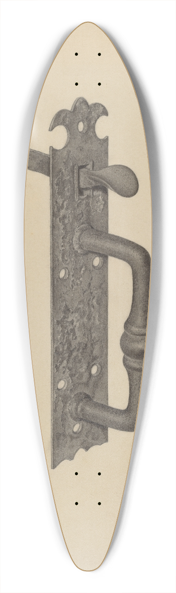 Mildred Ford - Door Handle with Thumb Press 39.3 inch art pintail longboard deck