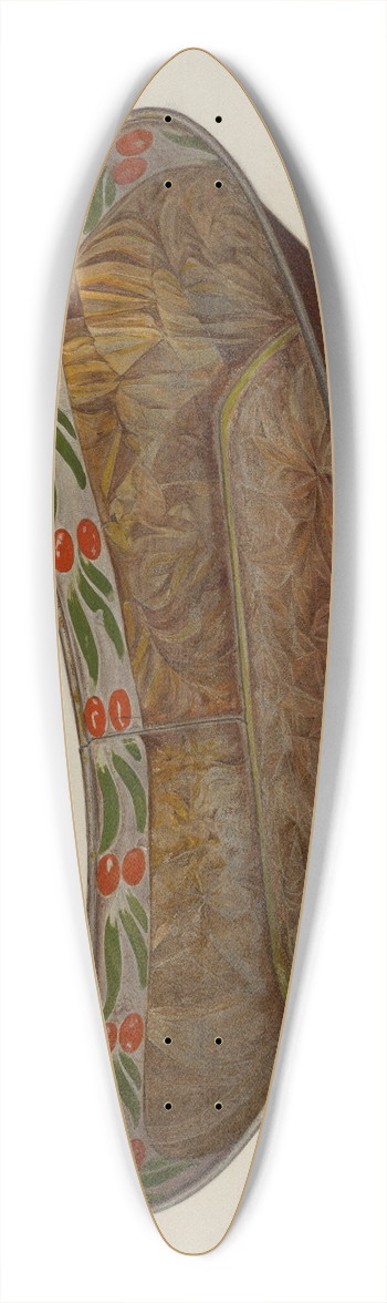 Mildred Ford - Toleware Bread Tray 39.3 inch art pintail longboard deck
