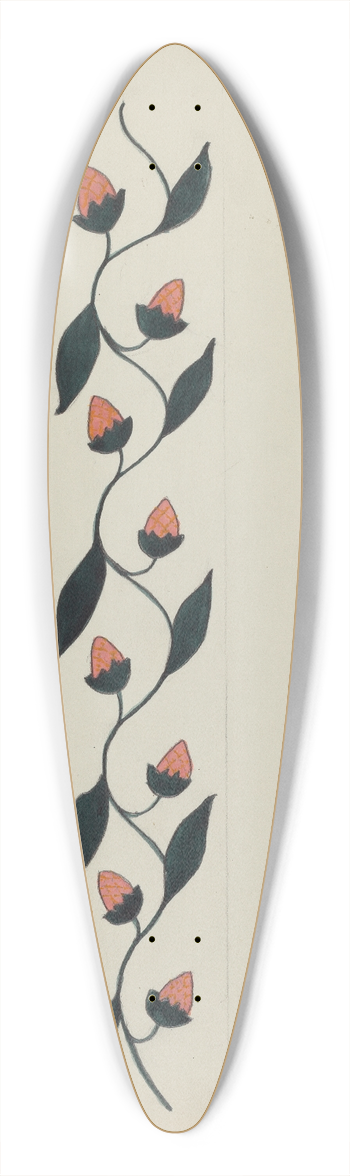 Mildred Prince - Silk Applique Quilt 39.3 inch art pintail longboard deck