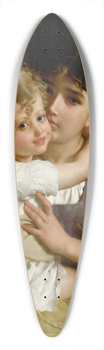 mile Munier - Maternal Affection 39.3 inch art pintail longboard deck