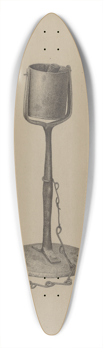 Milton Grubstein - Pennsylvania Fat Lamp 39.3 inch art pintail longboard deck