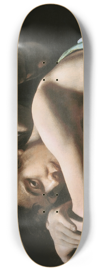 Giovanni Battista Caracciolo - Two youths with grapes 8.25 inch art skate deck