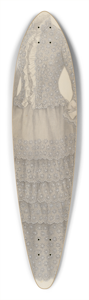 Mina Greene - Bustle Dress 39.3 inch art pintail longboard deck