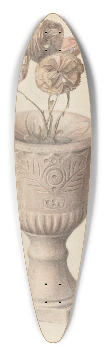 Mina Lowry - Chalice 39.3 inch art pintail longboard deck