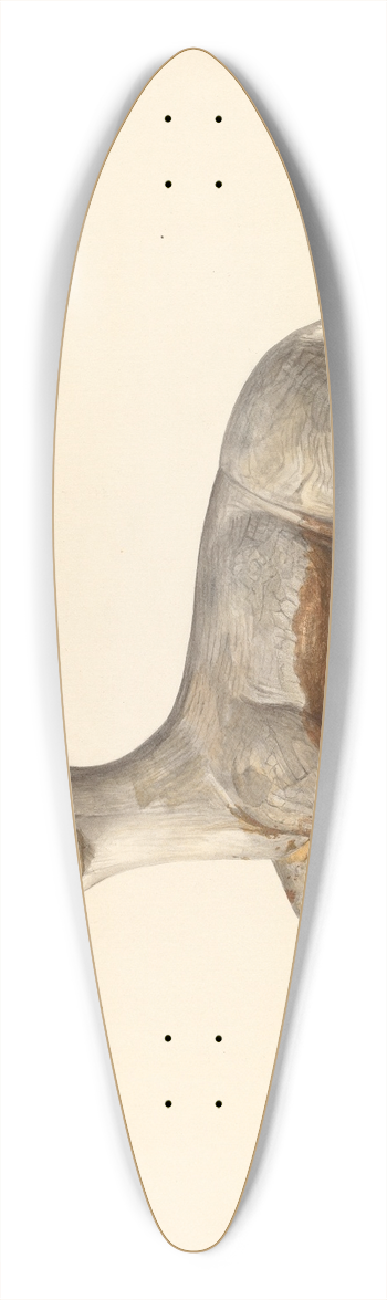 Mina Lowry - Deer Figurine 39.3 inch art pintail longboard deck