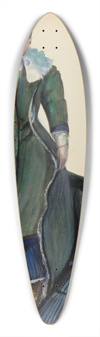 Mina Lowry - Doll 39.3 inch art pintail longboard deck