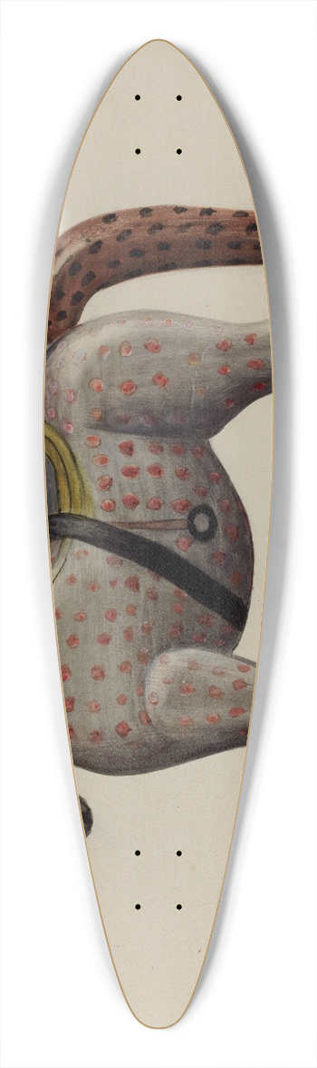 Mina Lowry - Toy Horse 39.3 inch art pintail longboard deck
