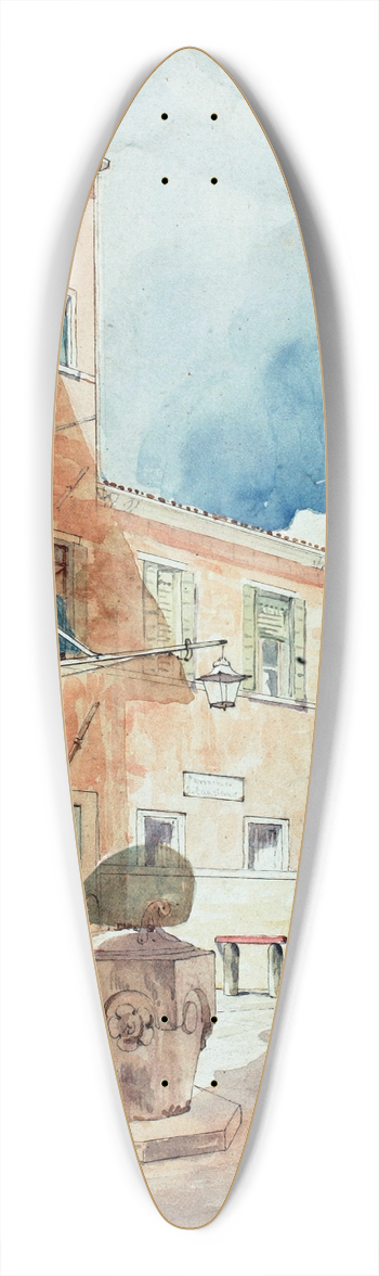 Miner Kilbourne Kellogg - Venice 39.3 inch art pintail longboard deck